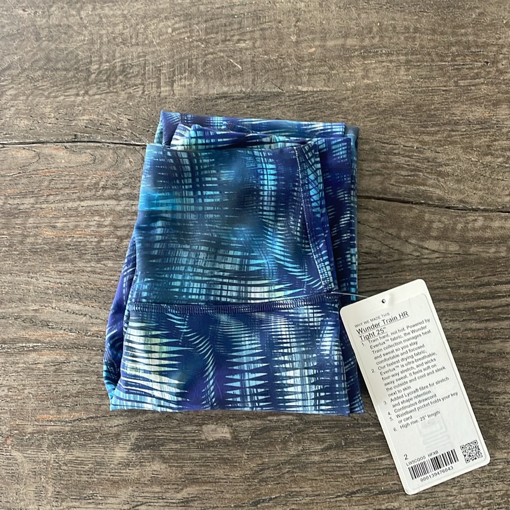 NWT Lululemon wonder train high-rise tight 25 inch size 2